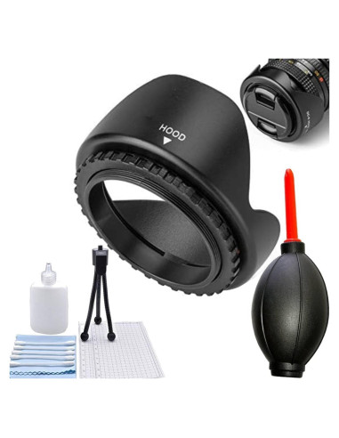 Capucha de lente reversible 77mm OPTURA HD para Nikon 80-200mm