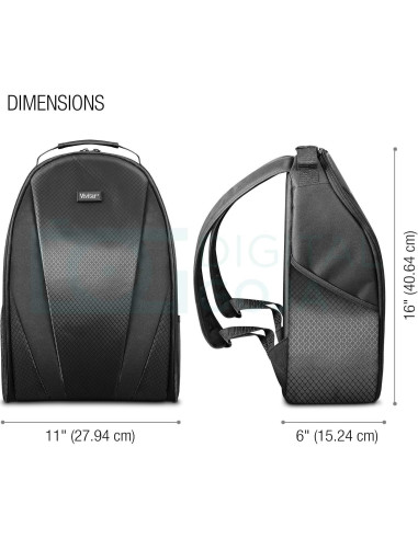 Mochila para cámara Vivitar YZ0105 para DSLR y sin espejo