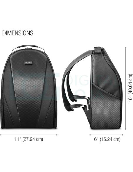 Mochila para cámara Vivitar YZ0105 para DSLR y sin espejo