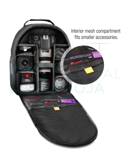 Mochila para cámara Vivitar YZ0105 para DSLR y sin espejo