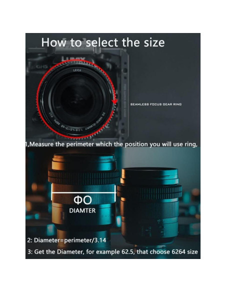 Anillo de Enfoque Mod 0.8 Tilta para Lentes Sony/Canon/Nikon