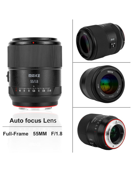 Lente Meike 55mm F1.8 AF STM para Fujifilm X - Alta Resolución