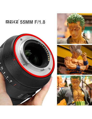 Lente Meike 55mm F1.8 AF STM para Fujifilm X - Alta Resolución
