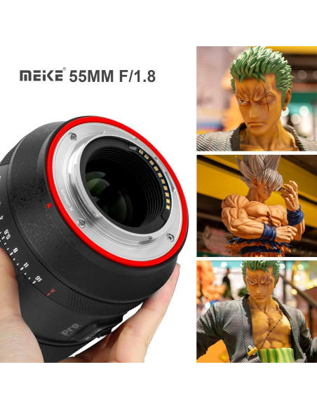 Lente Meike 55mm F1.8 AF STM para Fujifilm X - Alta Resolución