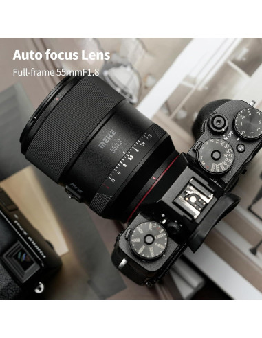 Lente Meike 55mm F1.8 AF STM para Fujifilm X - Alta Resolución