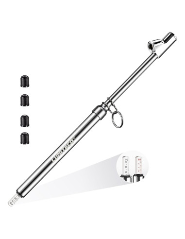 Medidor de Presión de Neumáticos LUMITECO Doble Cabeza 10-150 PSI