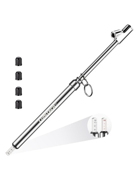 Medidor de Presión de Neumáticos LUMITECO Doble Cabeza 10-150 PSI