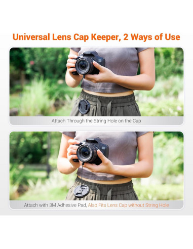 Tapa de Lente Frontal JJC 40.5mm + Soporte Elástico para Sony