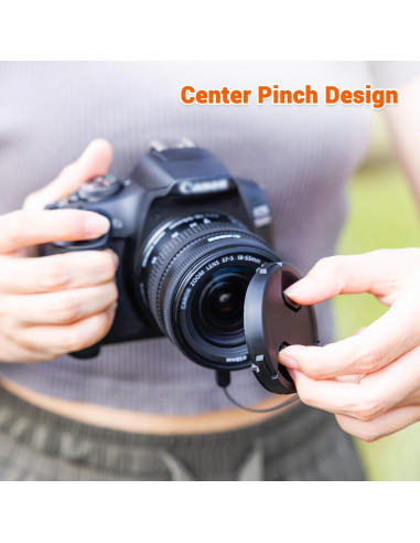 Tapa de Lente Frontal JJC 40.5mm + Soporte Elástico para Sony