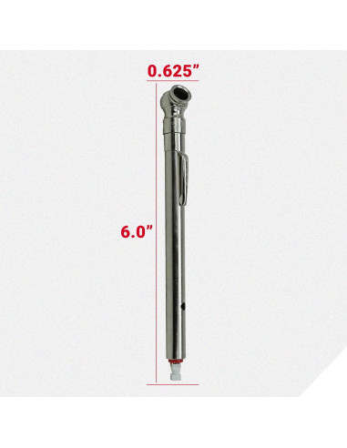 Medidor de Presión de Neumáticos Milton S-928 con Válvula