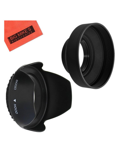 Capuchón de Lente Tulipán 62mm Big Mike's para Cámaras