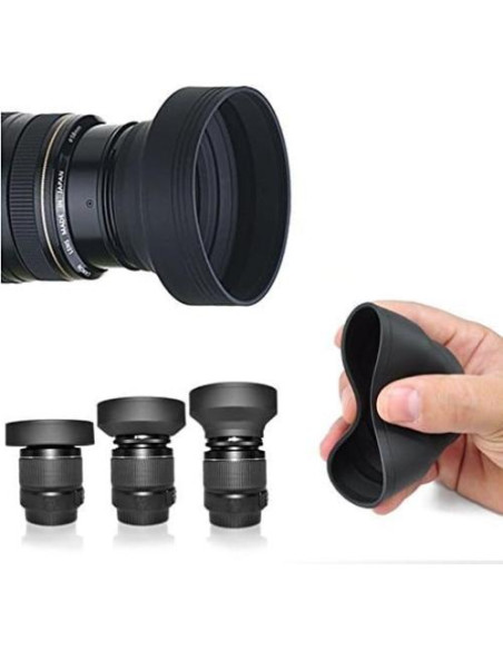 Capuchón de Lente Tulipán 62mm Big Mike's para Cámaras