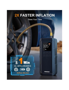 Compresor de Aire Portátil Anmus 150 PSI con Manómetro Digital 2