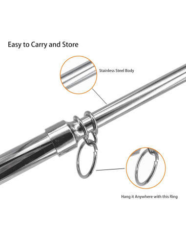 Medidor de Presión de Neumáticos ZUFECY Doble Cabeza Recta
