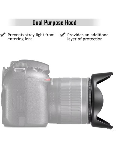 Capucha de lente Digital Nc para Olympus 12-200mm M.Zuiko