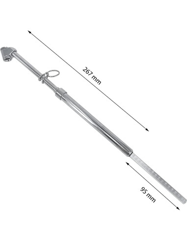 Medidor de Presión de Neumáticos ZUFECY Doble Cabeza Recta