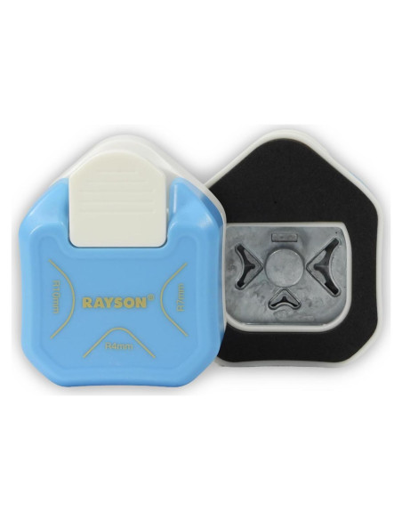 Cortador de Esquinas RAYSON CR05BL 3 en 1 Azul 4mm 7mm 10mm Cortador de Esquinas RAYSON CR05BL 3 en 1 Azul 4mm 7mm 10mm