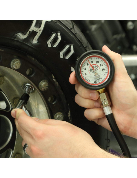 Medidor de Presión de Neumáticos Longacre 0-15 PSI 5.08 cm