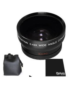 Lente Gran Angular HD 58mm con Macro para Panasonic Lumix G85