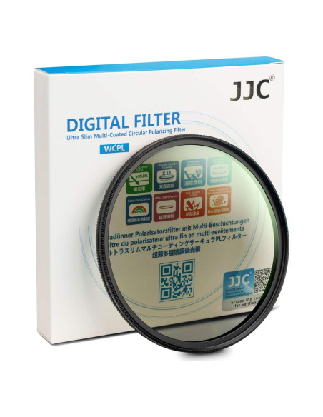 Filtro Polarizador Circular JJC 40.5mm CPL HD para Cámaras Sony