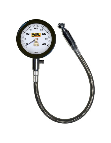 Medidor de Presión de Neumáticos Analógico Auto Meter 0-40 PSI