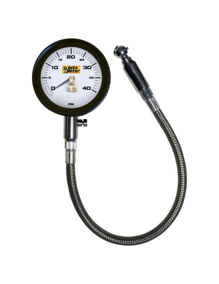 Medidor de Presión de Neumáticos Analógico Auto Meter 0-40 PSI