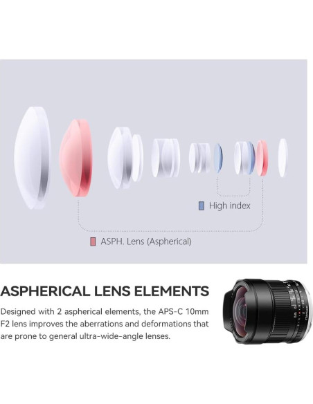 Lente Ultra Gran Angular TTArtisan 10mm F2 Montura FX