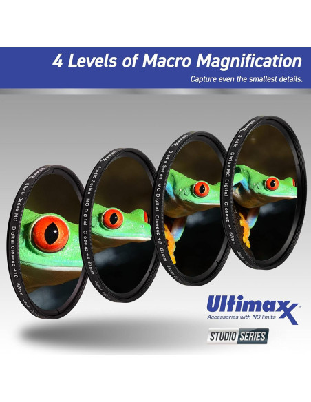 Kit de Accesorios Ultimaxx 49mm para Canon EOS M - Incluye Lentes y Filtros