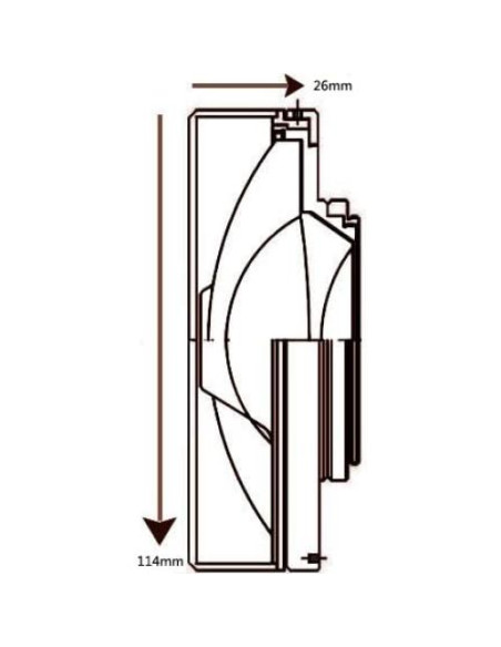 Lente Ojo de Pez 0.33x Digital Nc para Sony Cyber-Shot 72mm