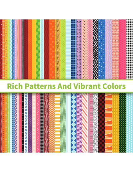 Juego de 60 Rollos de Cinta Washi KOVANO - Decorativa 300m