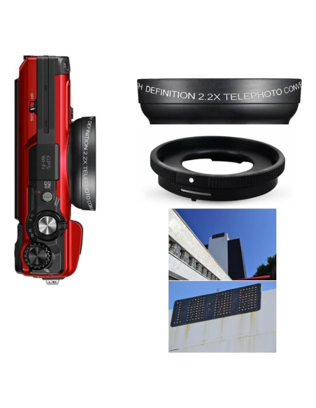 Lente Telefoto 2.2X OPTURA para Cámaras Olympus Tough