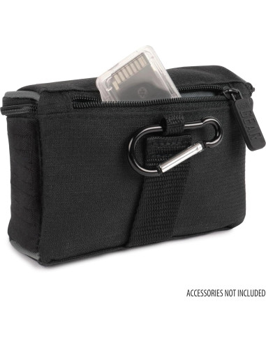 Funda de cámara digital USA Gear para Sony ZV-1F y más - Nylon resistente