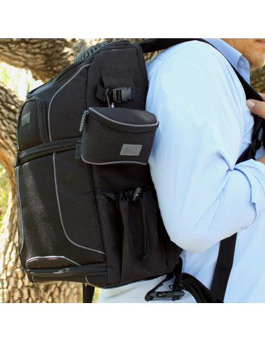 Funda de cámara digital USA Gear para Sony ZV-1F y más - Nylon resistente