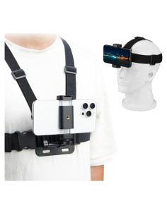 Soporte de Pecho BRDRC para iPhone y Cámaras de Acción