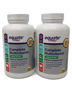 Multivitamina Completa Adultos 50+ Equate 220 Tabletas