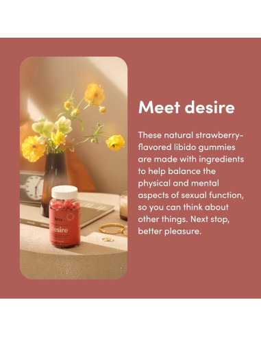 Suplemento Gominolas Hers Desire Libido Mujeres 60 unidades