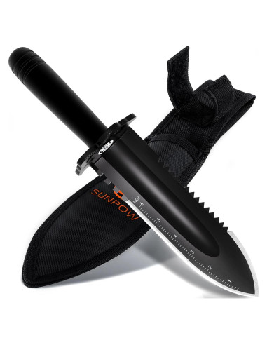 Pala Dura SUNPOW para Detector de Metales - Doble Bisel Serrado