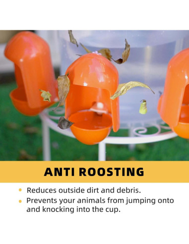 Tazas Automáticas para Beber Agua de Aves de Corral LEWINHOOK - Paquete de 5, 7.37 cm