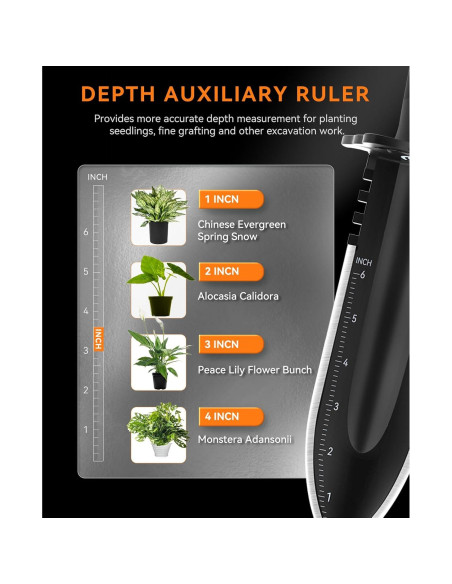 Pala Dura SUNPOW para Detector de Metales - Doble Bisel Serrado