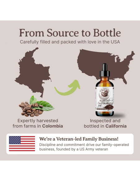 Aceite de Grano de Café Tostado Bella Terra 60ml - Nutritivo