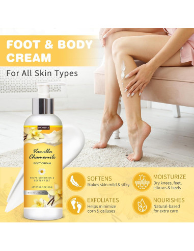 Set de Pedicura LUCOTIYA 4 en 1: Sales, Crema, Lima y Exfoliante