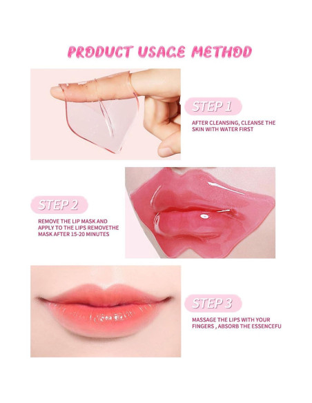 Mascarilla Labial Hidratante Felico 30PCS Colágeno Esencial