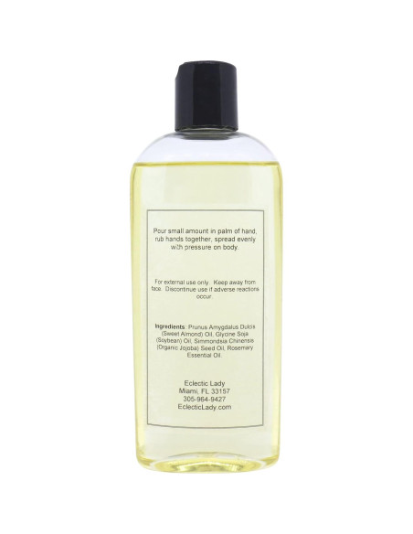 Aceite de Masaje Natural Eclectic Lady 226.8 g Romero Almendra