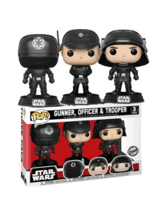 Figuras POP! Star Wars Funko Set 3 Artillero Oficial Soldado