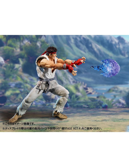 Figura de Acción Ryu Street Fighter Bandai 15 cm con Efectos