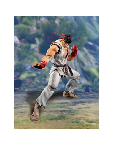 Figura de Acción Ryu Street Fighter Bandai 15 cm con Efectos