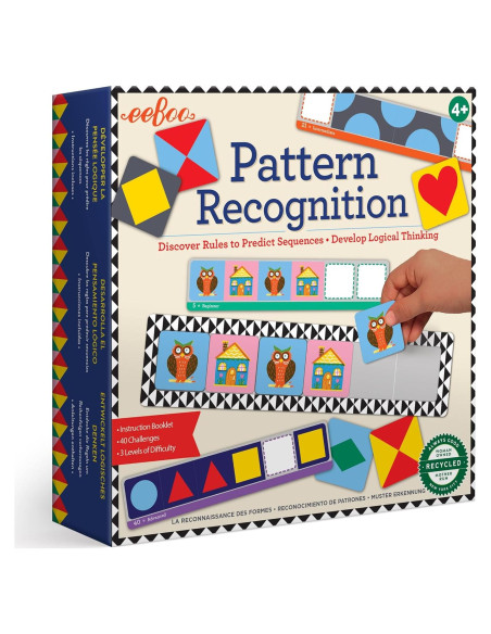 Juego de Reconocimiento de Patrones eeBoo - 60 Azulejos