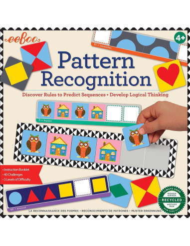 Juego de Reconocimiento de Patrones eeBoo - 60 Azulejos