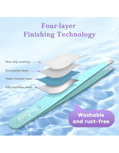 Set de Pinzas para Vello Facial Bedace - 4 Piezas Multicolor