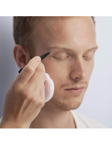 Juego de 12 Pinzas para Cejas Mudder de Acero Inoxidable Negro